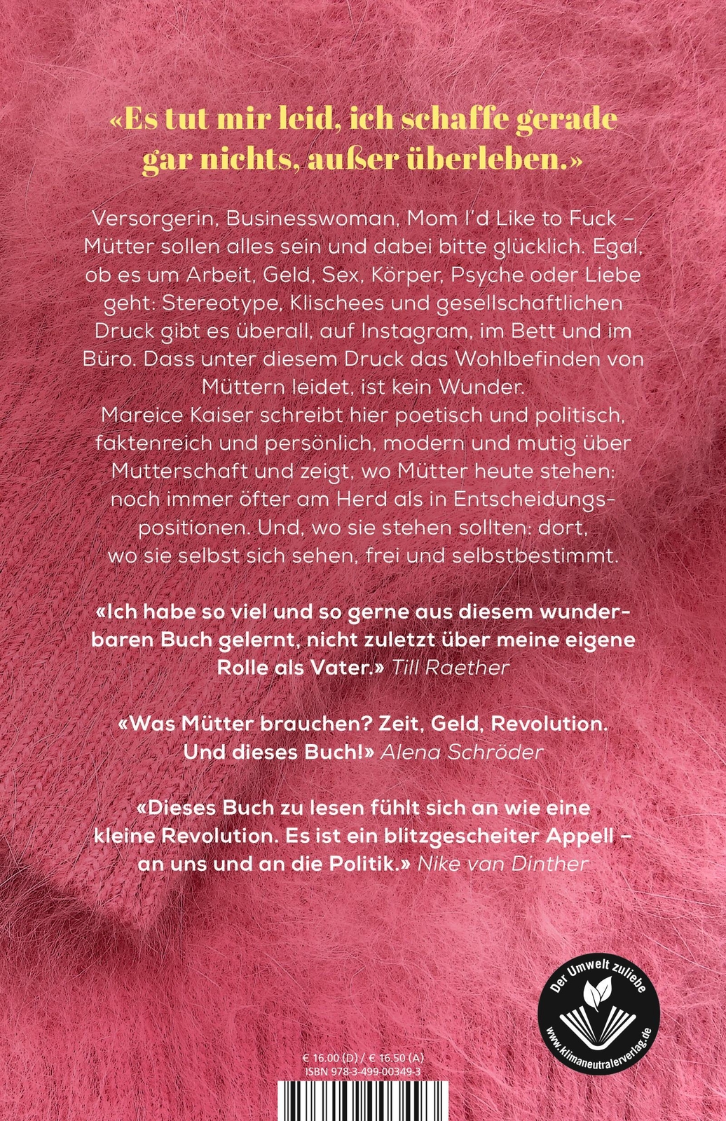 Thumbnail - Das Unwohlsein Der Modernen Mutter | Mareice Kaiser | Taschenbuch |