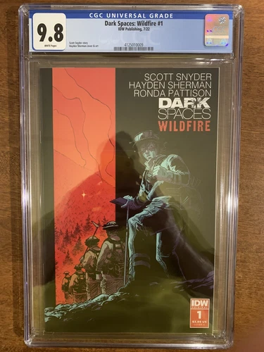 🔥Dark Spaces Wildfire #1 - CGC 9.8 - IDW 1st Print - LOW PRINT RUN - Snyder