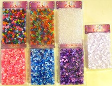 EDEN PONY BRAIDING HAIR BEADS  CRAFT BEADS - 700 PCS.
