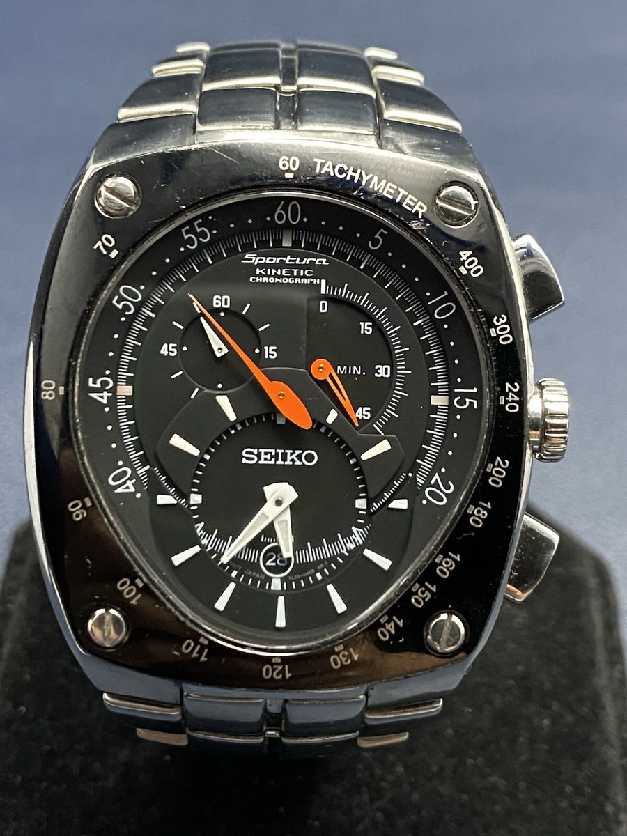 SEIKO 腕時計 SEIKO Sportura Kinetic Chronograph 7L22-0AD0 Water Resist