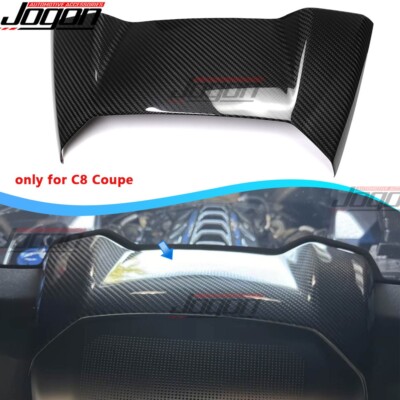 Real Carbon Rear Waterfall Top Trim For Corvette C8 Stingray Coupe Z06 Coupe 20+