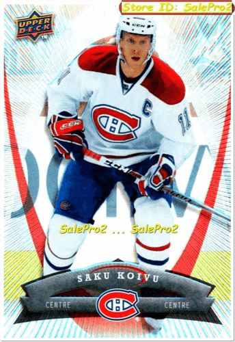 100++ SAKU KOIVU SINGLES INSERT AUTO JERSEY LIMITED CANADIENS LOT YOU PICK LIST - Picture 48 of 53
