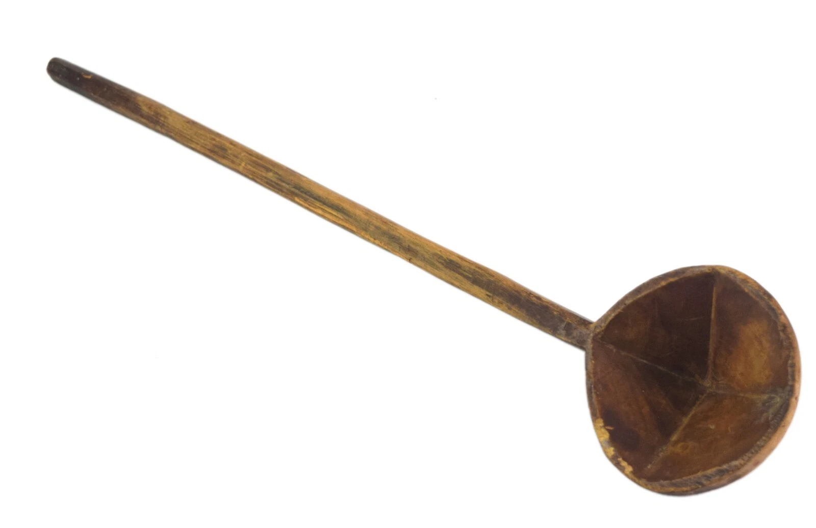 Handmade Wooden Kitchen Ladle Spoon Old Traditional Indian Cooking Spoon i71-794