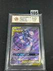 Pokemon S-Chinese Card Sun & Moon CSM2bC-164 SR Mewtwo & Mew-GX Grade 10