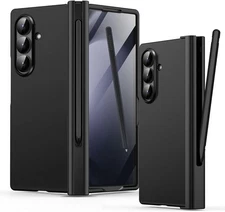 for Galaxy Z Fold 7 Case Original Builtin Screen Protector with S Pen Holder 360