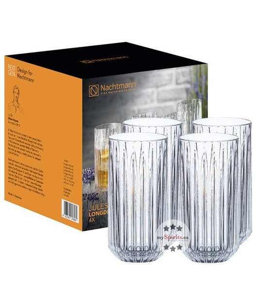 Nachtmann Jules Longdrink-Glas 4Er-Set / Ca. 375Ml / Ø Ca. 7,3Cm / H: Ca. 14,7Cm-image
