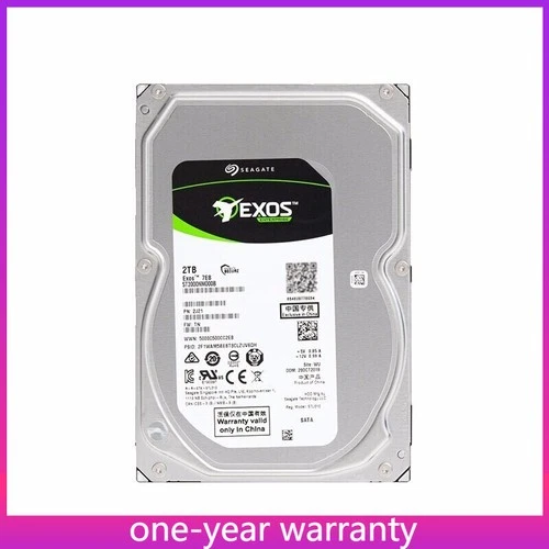 ST2000NM000B Seagate Exos 7E8 2TB 7200RPM SATA 6.0Gb/s 3.5" Internal Hard Drive