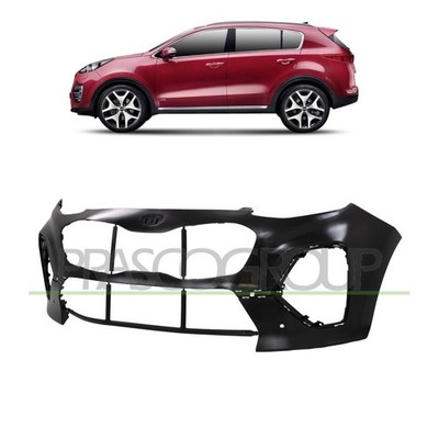 Stoßstange vorne schwarz + 4x PDC passt für Kia Sportage (QL) 09/18 - 08/21
