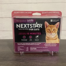 Nexstar Flea Tick Topical for Cats Over 3.5 LBS 3 MONTH SUPPLY New Sealed