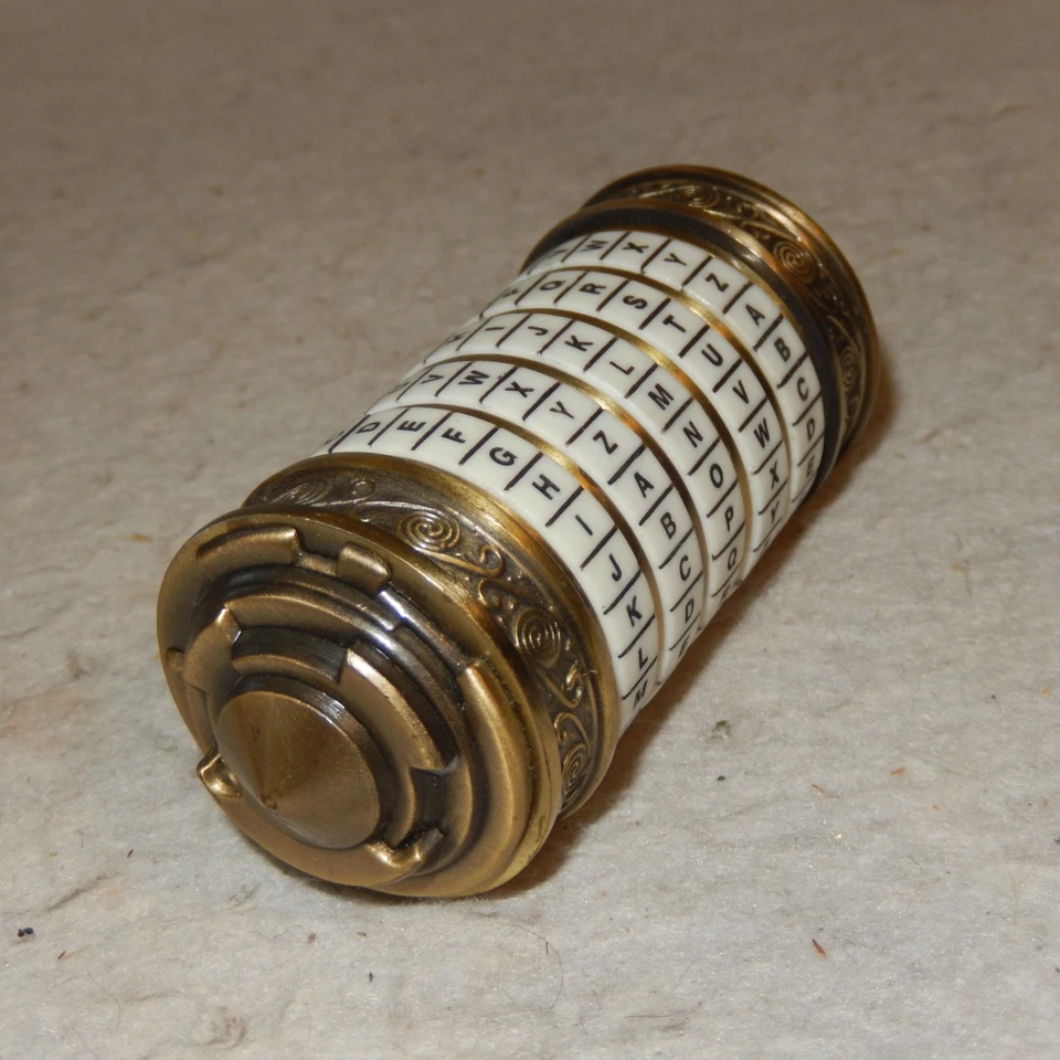 Da Vinci Code Mini CRYPTEX Movie Prop Replica Noble Collection Puzzle Box Secret - Image 4 of 4