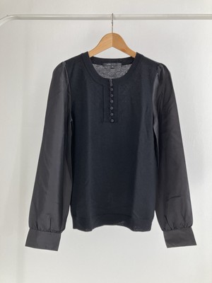 Vintage Marc Jacobs Sweater Wool Sleeves Silk Black Unworn Mint Condition
