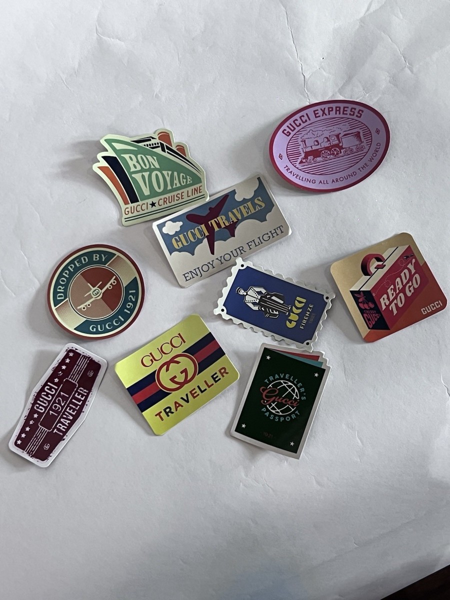 Gucci Traveller's Souvenir Sticker Set in Collectible Box | eBay