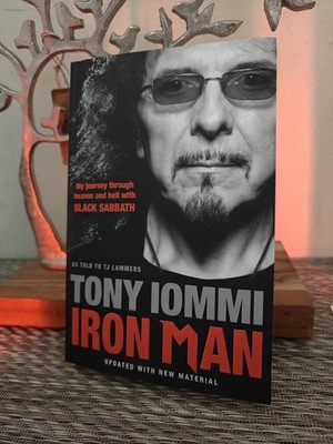 Tony Iommi Signed Book Iron Man Paperback Black Sabbath JSA COA | eBay
