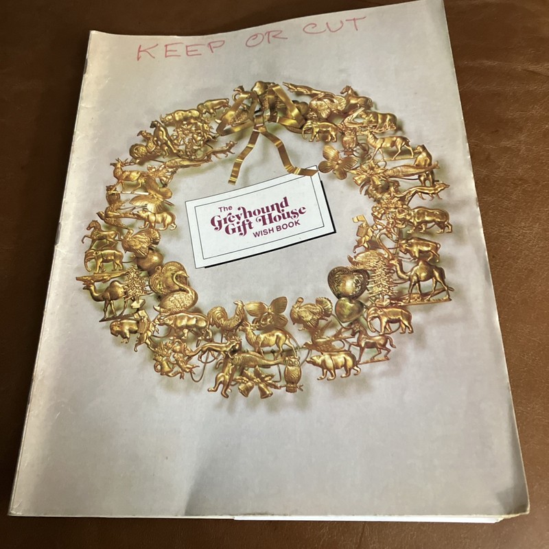 The Greyhound Gift House Wish Book Vintage Catalog 