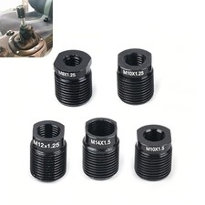 5 PCS Shift Knob Adapter, M8/M10/M12/M14 Thread Adapters, Aluminum Alloy Gear