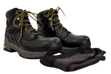 ACE Burren Men’s Work Boots 13W Waterproof Composite Toe Safety Boots + Socks