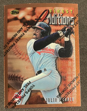 Julio FRANCO 1996 Topps Finest Additions Baseball #314 Cleveland Indians