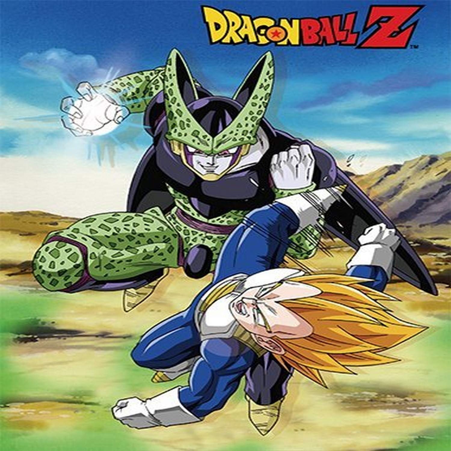 Dragon Ball Z - Cell & Vegeta Sublimation Throw Blanket