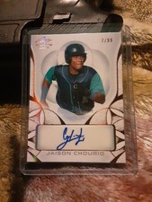 2022 Leaf Trinity Jaison Chourio Autograph #BA-JC2 Bronze 7/99