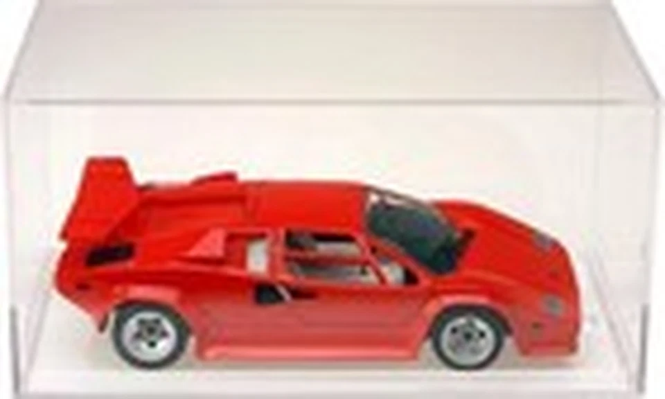 Plastics 083C Clear Plastic Display Case for 1:32 Scale Cars, 8" W X 3.75" D X 3 - Image 3 of 4
