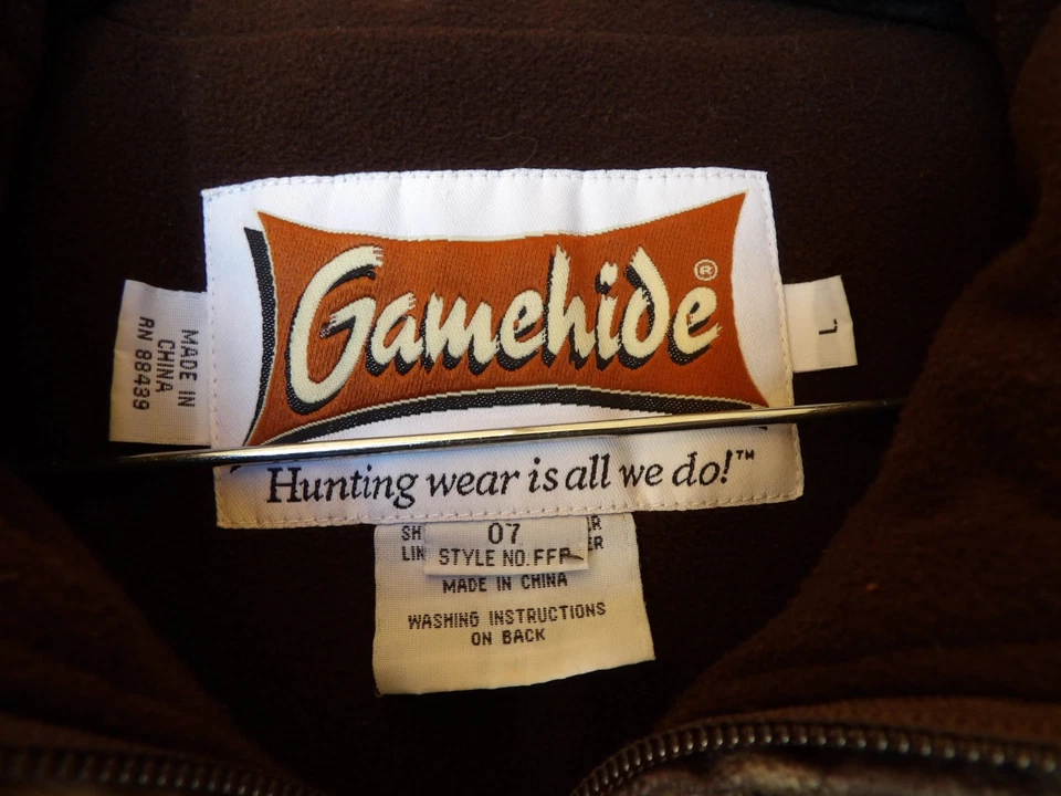 Gamehide 1/4 zip camoflage hunting sweater/jacket, soft silent fabric, Sz Lg, - Image 2 of 4