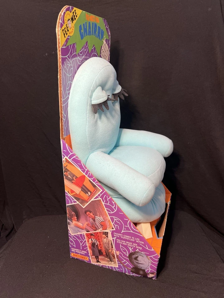 Vintage Pee-wee's Playhouse Chairry Plush Toy – Matchbox 1988 – New in Box! RARE - Image 3 of 4