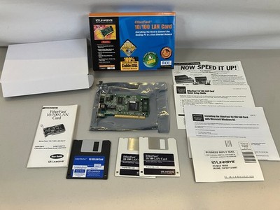 Linksys 10/100 LAN Card EtherfastT PCI Adapter Desktop Model LNE100TX Vintage