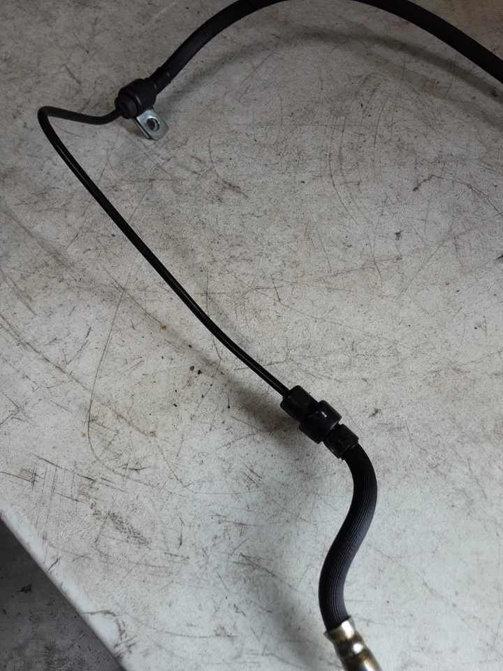 1986 86 Harley Davidson Softail Custom FXSTC Front Disc Brake Caliper Line Hose - Image 3 of 4