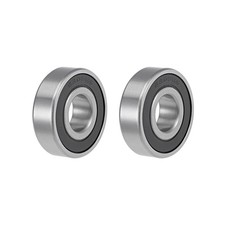Image of 6203-16-2RS Ball Bearings Z2 16x40x12mm Double Sealed Chrome Steel 2pcs