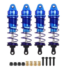4Pcs RC Shock Absorber 1/12 1/10 85mm Aluminum Threaded Front & Rear Shock Ab...
