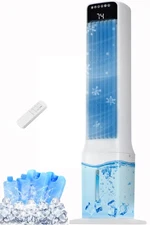 Windowless Portable Air Conditioner, 41" Evaporative Air Cooler, Cooling Fans...