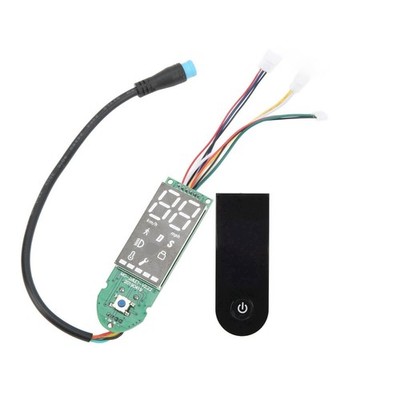 Electric Scooter Dashboard Set Metal Digital Waterproof Dashboard Replacement