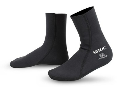 SEAC Prime Neopren Socken 2 mm Unisex Größe XL schwarz