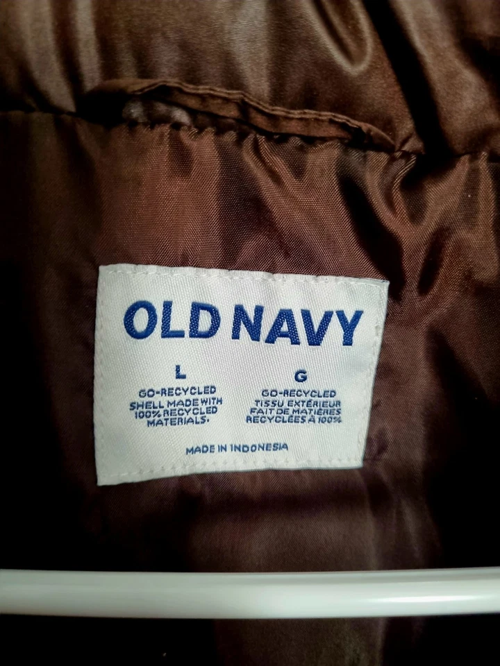Old Navy Women's Brown Puffer Jacket - Image 3 of 4