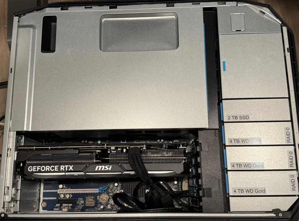 HP Z8G4 2x Gold 6244 | 384gb RAM | RTX4080 Super 16gb | 1TB NVMe+2TB SSD+12tb HD - Image 3 of 4