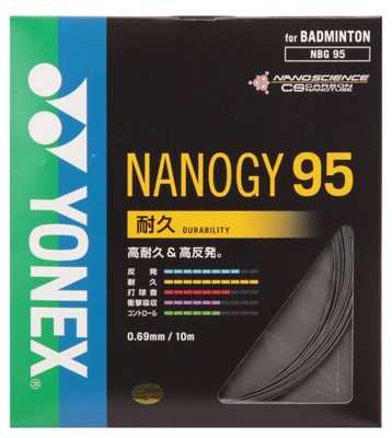 【新品未使用】ナノジー95 YONEX STRINGS/100M ヨネックス(YONEX) バドミントン ストリングス ナノジー95 (0.69mm