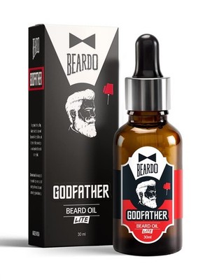 Beardo Godfather Lite Beard and Moustache Oil, 30 ml | Non-Sticky, Light Beard O