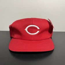 Vintage Cincinnati Reds Snapback Hat MMB Headwear Youngan Made in USA NOS NWT