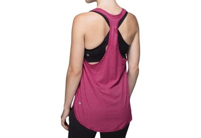 Lululemon 105 Singlet Tank Top Women s Size 10 Heathered Racerback Atheisure