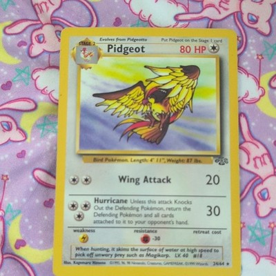Wizards of the Coast Pidgeot Jungle Unlimited Regular Rare 24/64 80 HP EN 1999