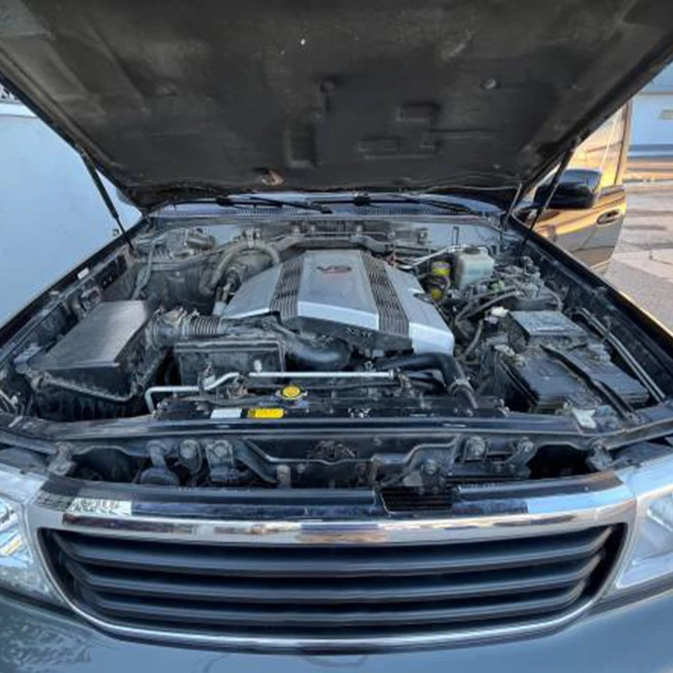 Front Hood Lift Support Gas Spring Struts For Lexus LX470 Toyota Land Cruiser - Imagem 4 de 4