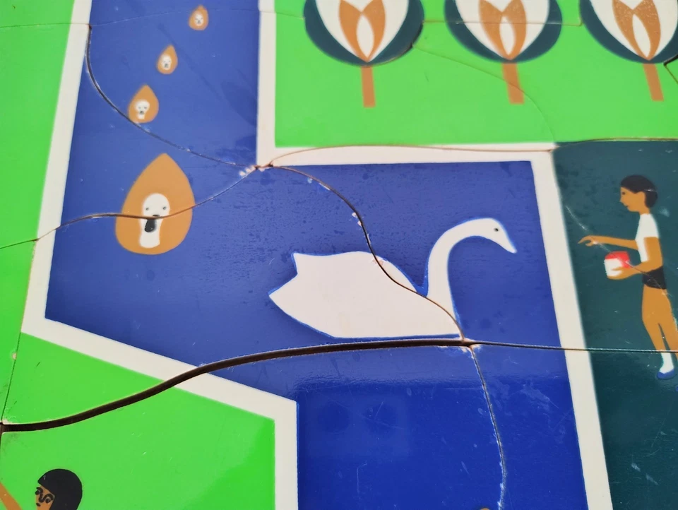 Vintage Creative Playthings Holland Wood Puzzle Park Kid Non Toxic Fredun Shapur - Image 4 of 4