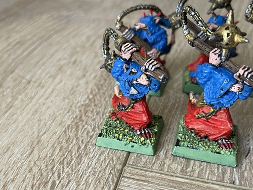Warhammer Fantasy 10x Skaven Plague Censer Bearer Metal Games Workshop 1993 - Picture 5 of 13