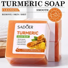 Kojic Acid Soap Dark Spot Whitening Turmeric Soap Skin Bleaching Lightening 100G