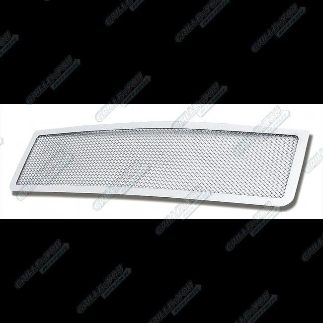 Para GMC Sierra 1500 2007-2013 Nuevo Cuerpo Superior Acero Inoxidable Cromo Malla Rejilla Inserto Foto 2 de 3