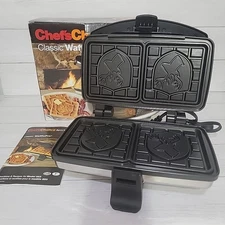 Chef’s Choice Sportsman Classic Waffle Pro Maker Iron 853 Deer Head Hunter NEW