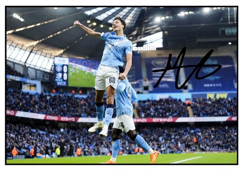 11636. Max Alleyne Signed Pictures (A4 Prints) Manchester City Watford