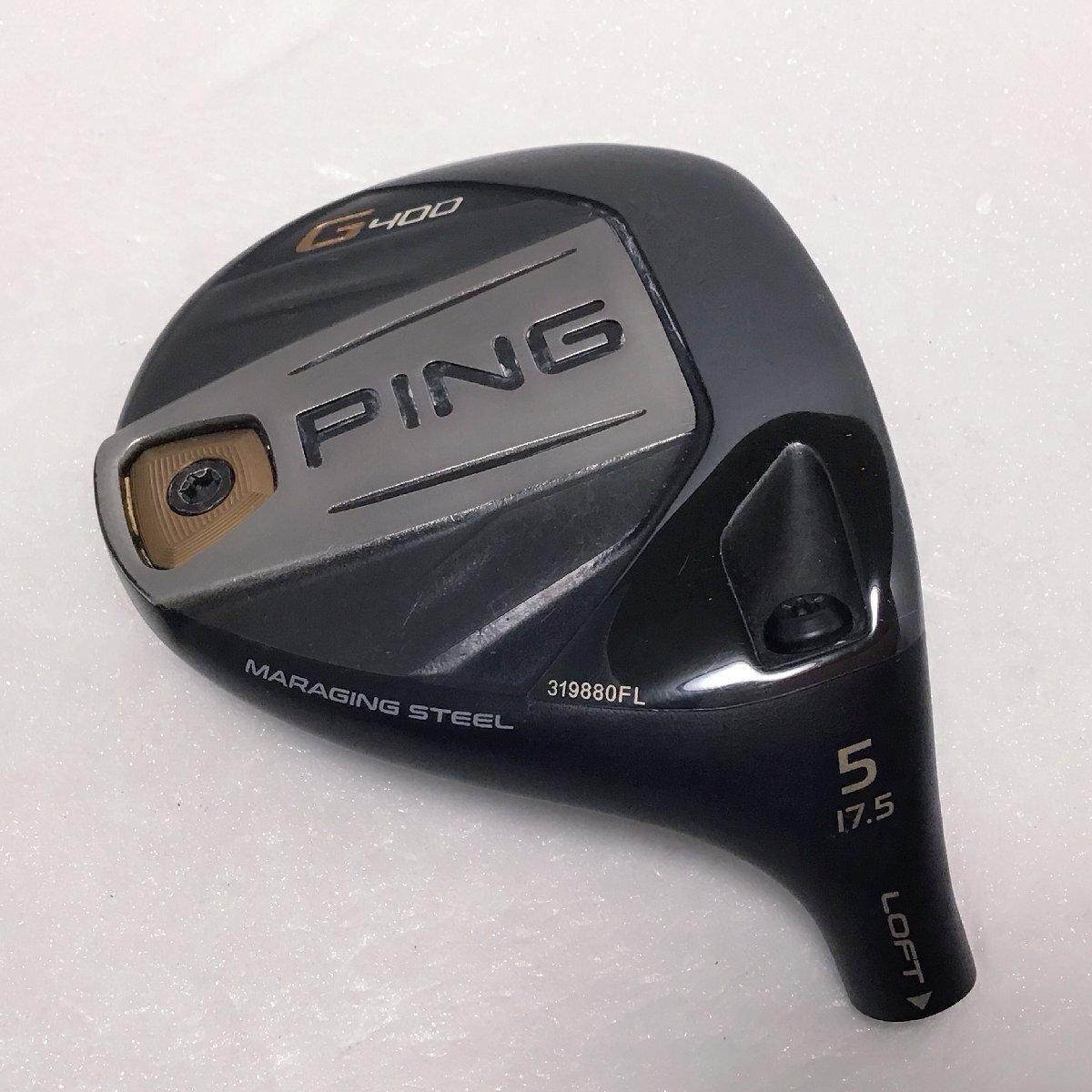 PING - まさ様 PING G400 5W PING G400 5W 17.5 fairway wood head only Right-Handed from