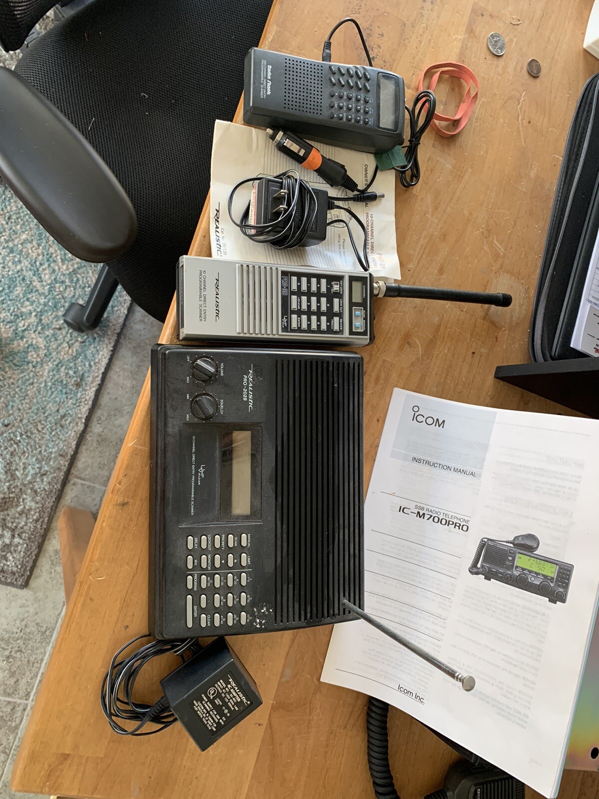 Lot Of 3 Three Radio Shack Realistic Scanners eBay