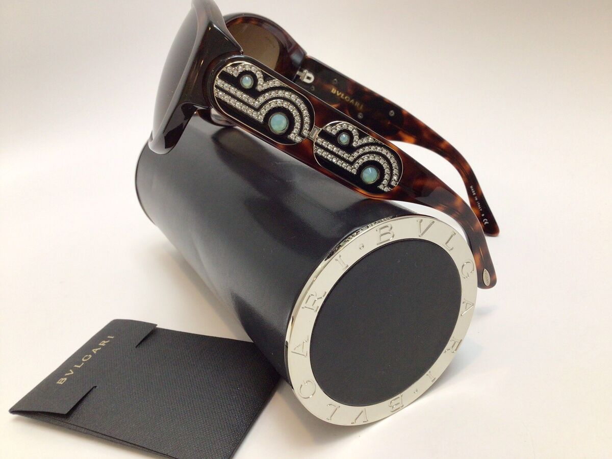 Limited Edition BVLGARI SUNGLASSES w/ Swarovski Crystals Limited Edition BVLGARI SUNGLASSES w/ Swarovski Crystals
